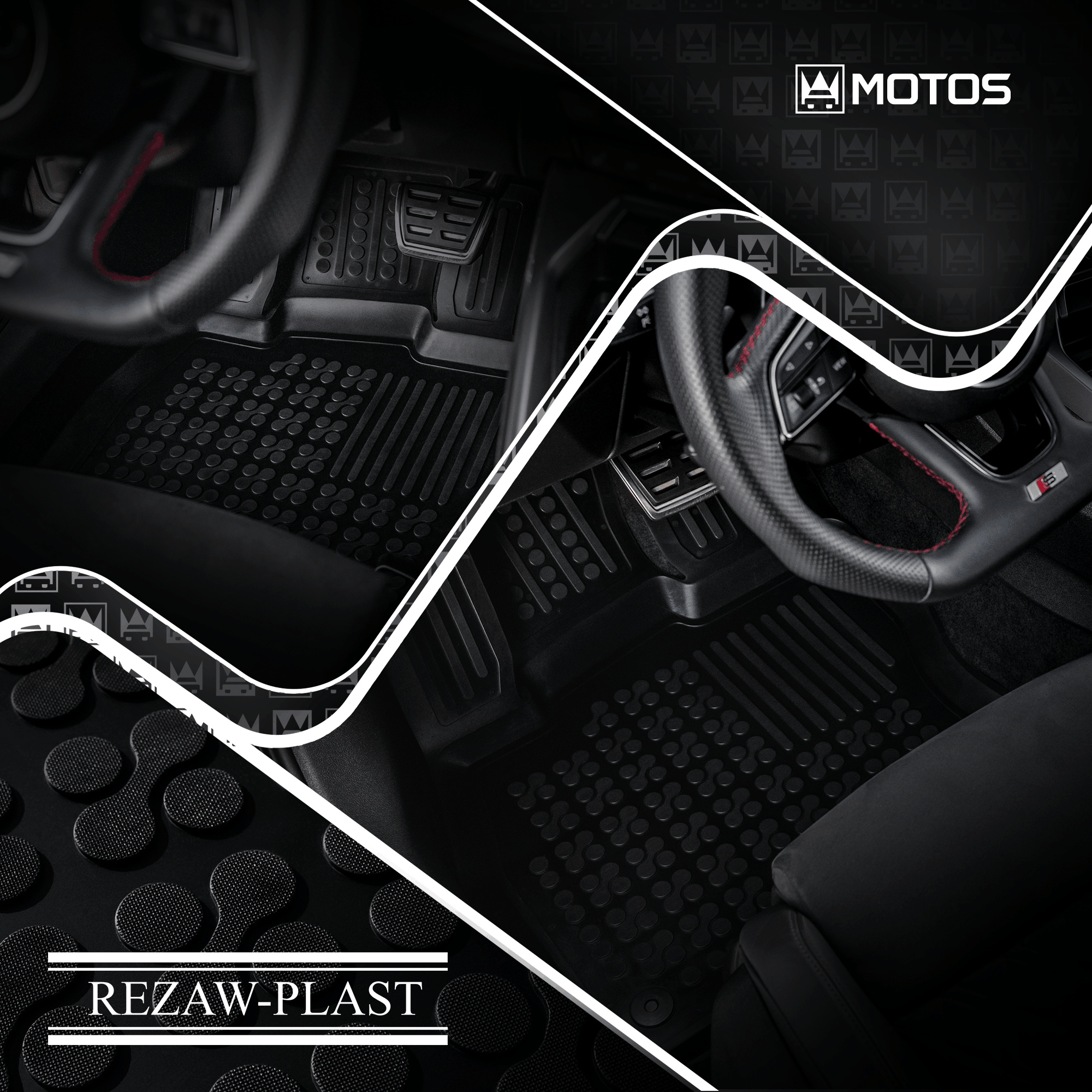 Dywaniki samochodowe Rezaw-Plast - łatwe czyszczenie