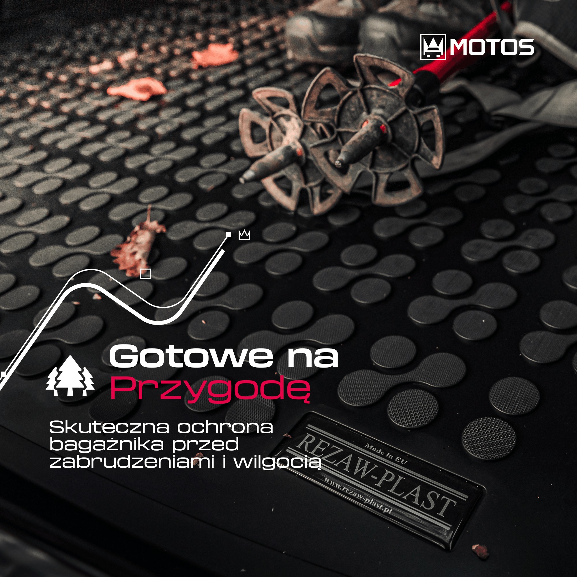 Mata gumowa Rezaw-Plast - wysoki rant