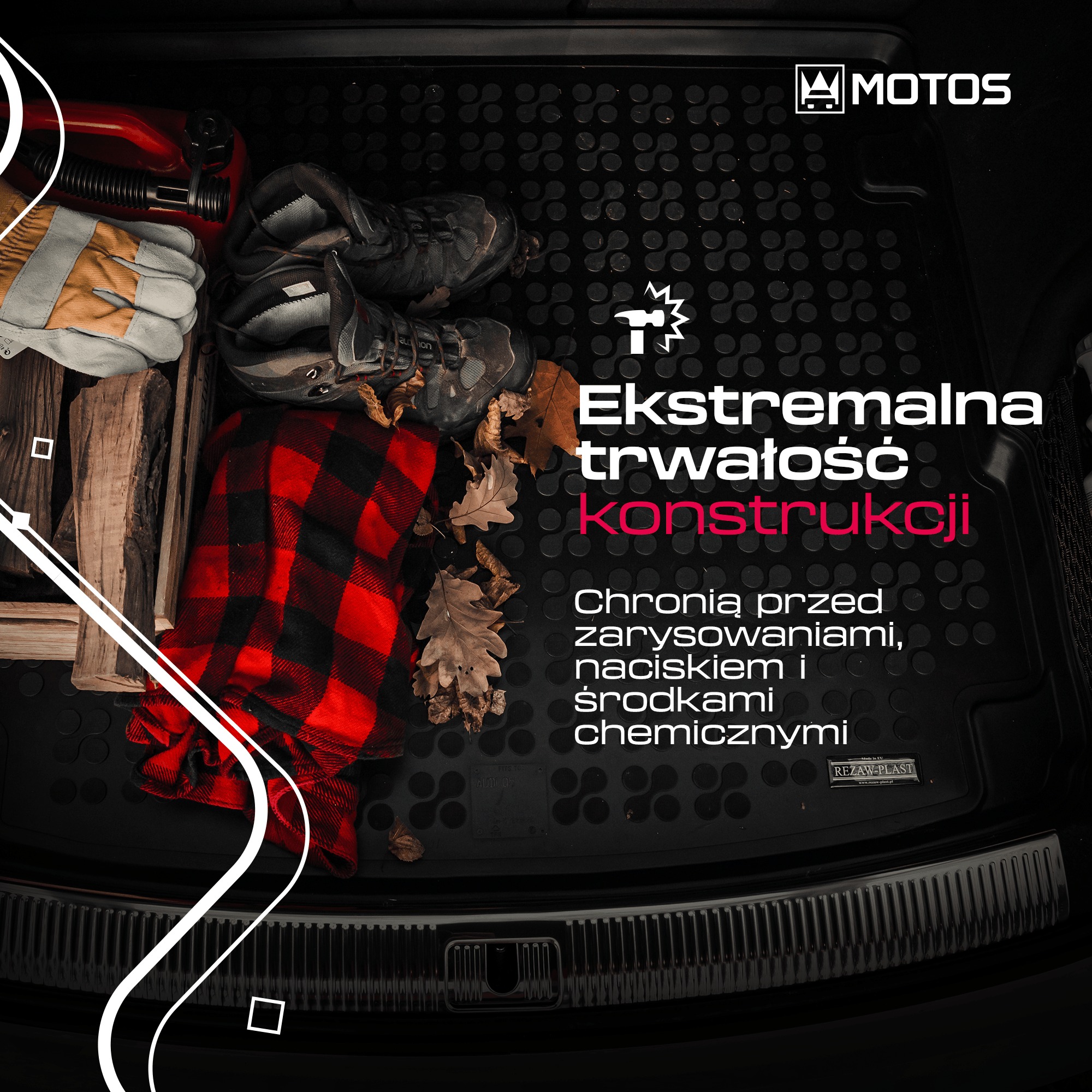 Mata samochodowa Rezaw-Plast - łatwe czyszczenie