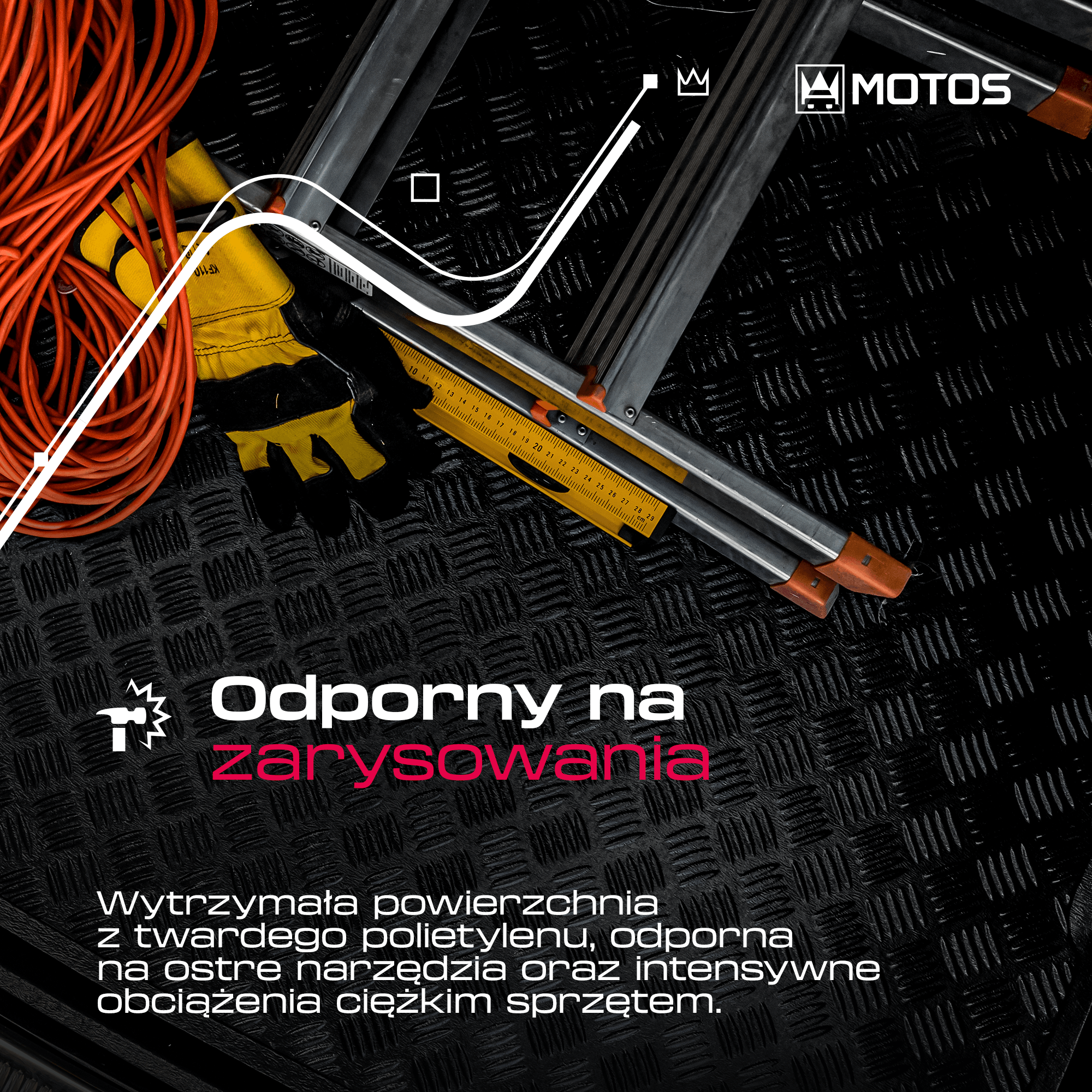 Mata bagażnika Rezaw-Plast - rant ochronny